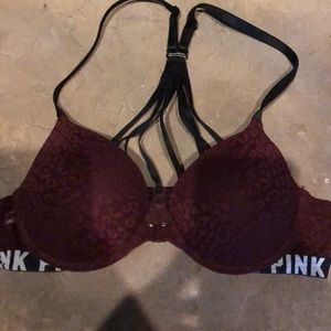 Pink 34B T-back Bra